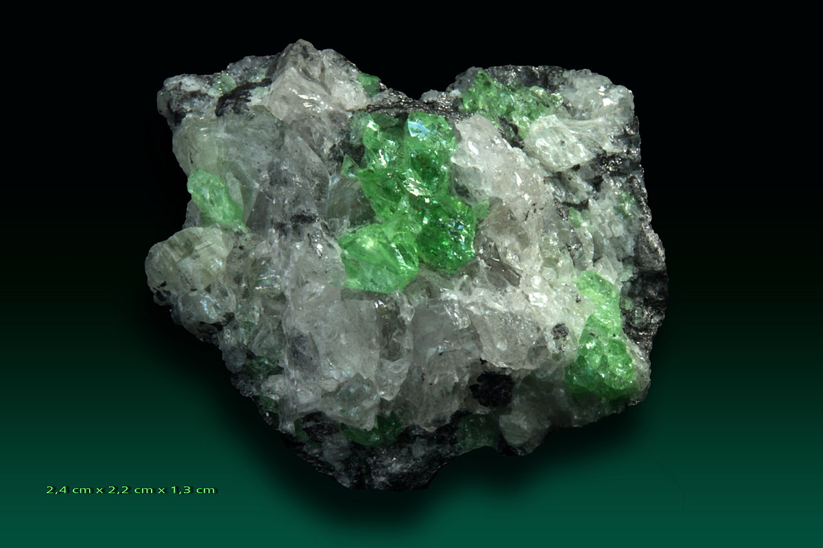 a tsavorite crystal in the context of tsavorite meaning